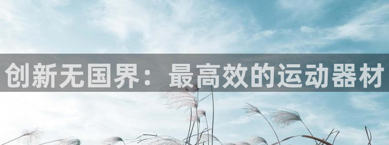 哈哈体育招商电话地址：创新无国界：最高效的运动器材